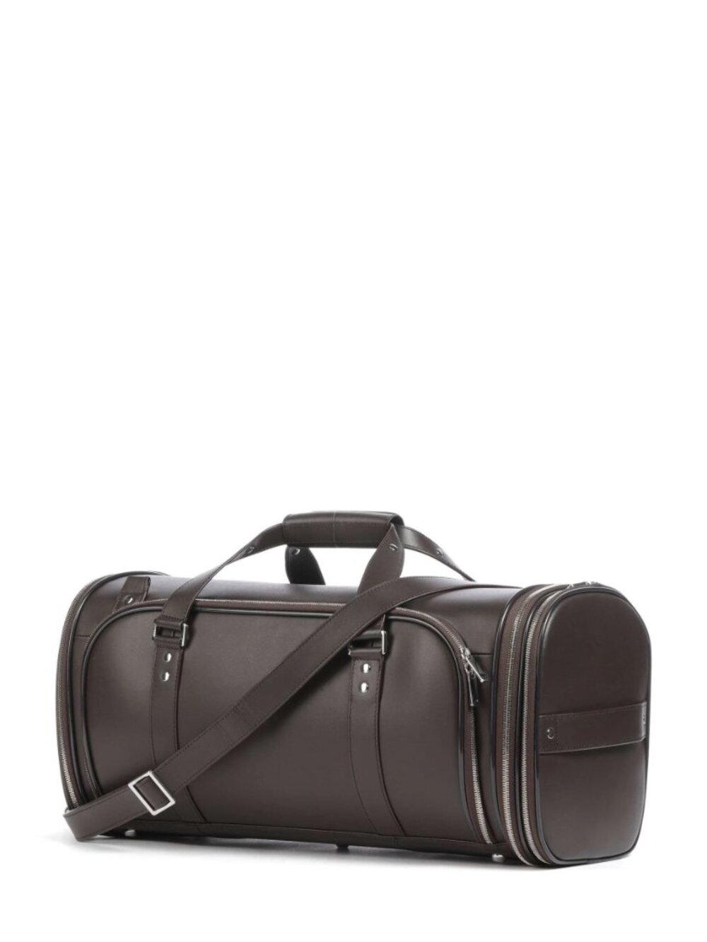 Vocier F35 Leather Travel Bag in Brown OS